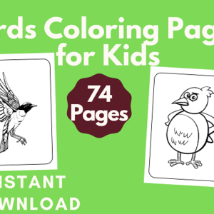 birds coloring pages for kids