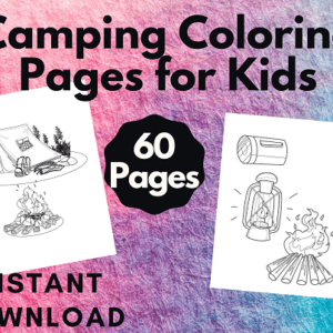 camping coloring pages for kids