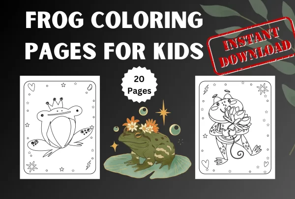 frog coloring pages