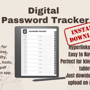 Digital Password Tracker