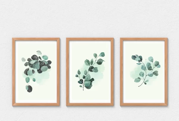 Leafy Trio Wall Art