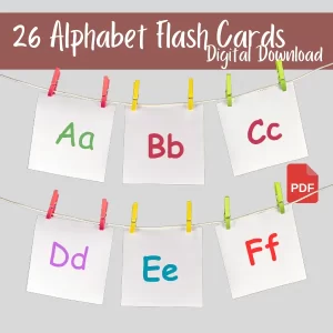 Alphabet flashcard