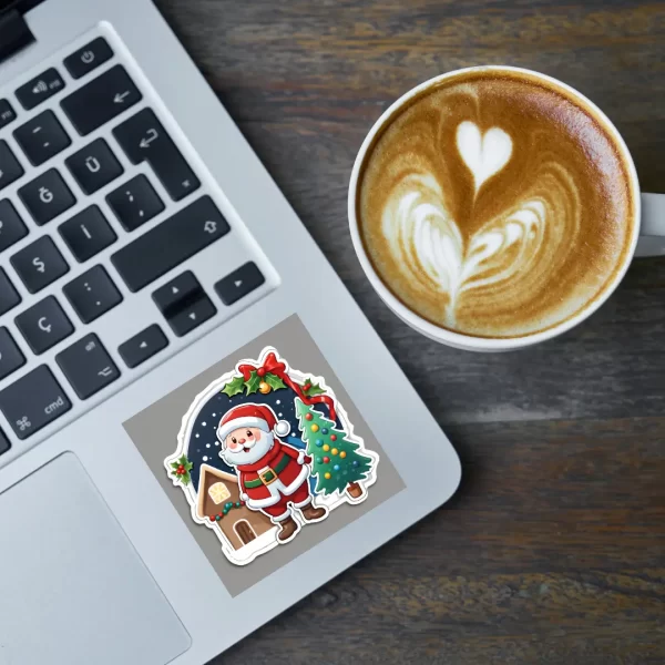 Printable Christmas theme stickers